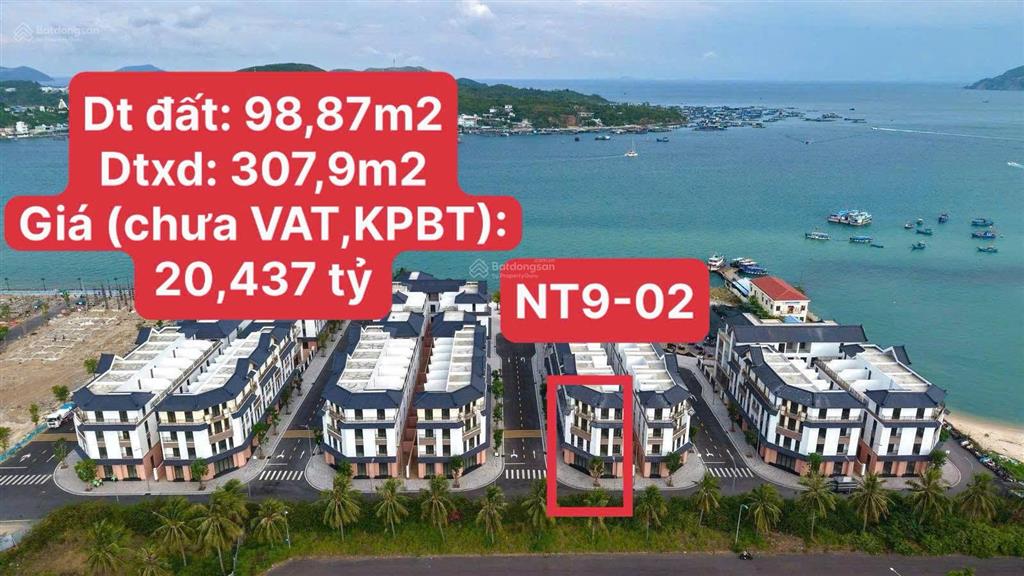 Chỉ 20 tỷ sở hữu căn góc 4 tầng độc quyền,compound sát biển,sổ lâu dài, đón 16 triệu khách vinpearl