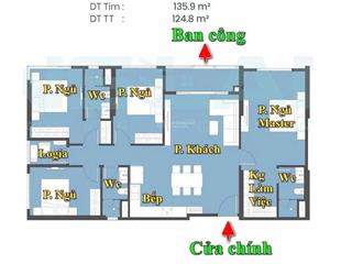 Căn hộ 4pn 125m2 độc nhất dành cho đa thế hệ, sẵn slot ô tô miễn lãi gốc 2029.  0355 684 ***