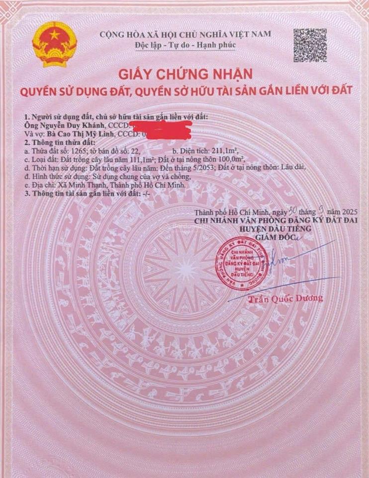 Bán lô đất nền giá 450tr, gần trường tiểu học minh thạnh 6*35m thổ cư 100m2, đường xe hơi