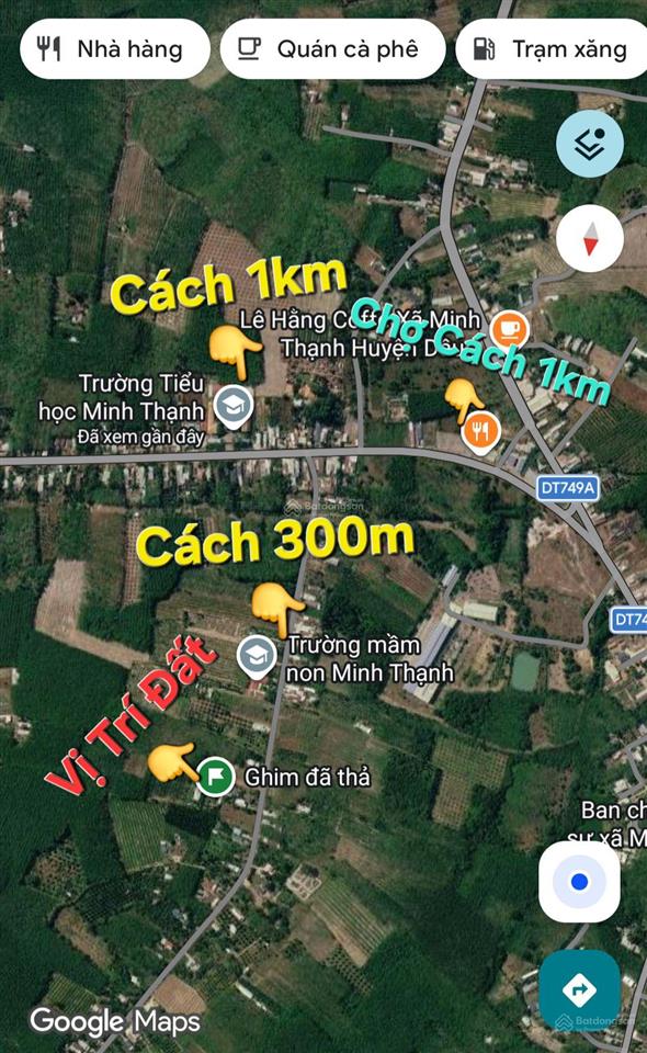 Bán lô đất nền giá 450tr, gần trường tiểu học minh thạnh 6*35m thổ cư 100m2, đường xe hơi
