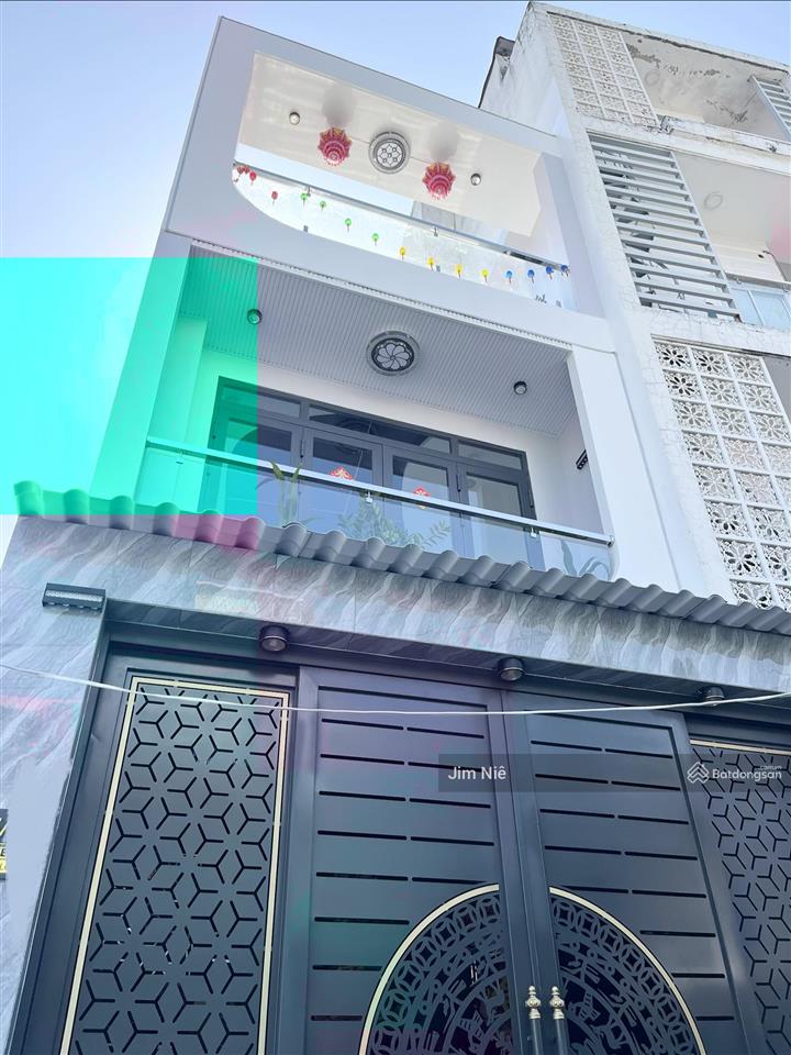 Nhà đẹp ngay cư xá phú lâm b  4x22  3 tầng  5 phòng ngủ  tặng nội thất