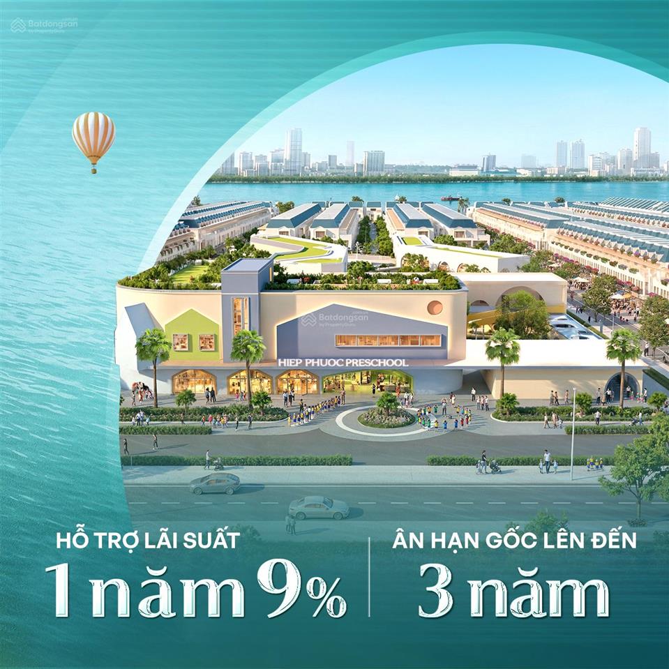 Bán đất nền sổ đỏ hiệp phước premia view sông soài rạp, đẹp mát mẻ, đầy đủ tiện ích, tăng giá tốt