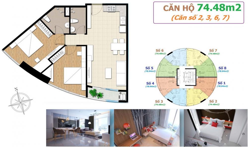 Bán căn hộ thương mại vừa ở và làm văn phòng đký giấy phép kd giá 3,3 tỷ, 79m² đẹp mới vào ở liền