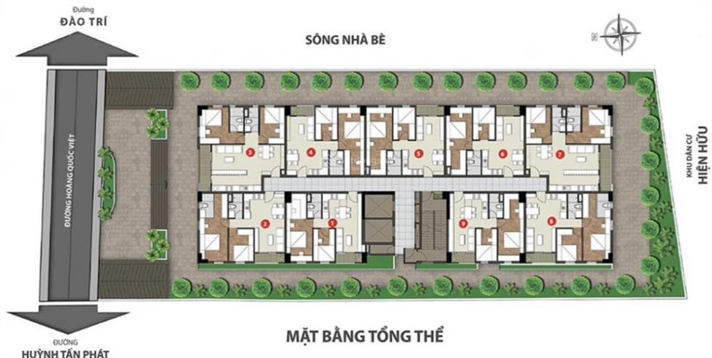 Bán căn hộ cc hoàng quốc việt q7, 70m2, 2pn, 2wc giá tốt 3.65 tỷ , full nt gần pmh gần chợ dân sinh