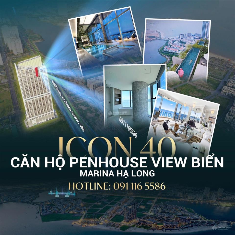 Căn hộ penthouse độc nhất tại hạ long, nằm tại tầng 38  40 (dự án icon40  bim group)