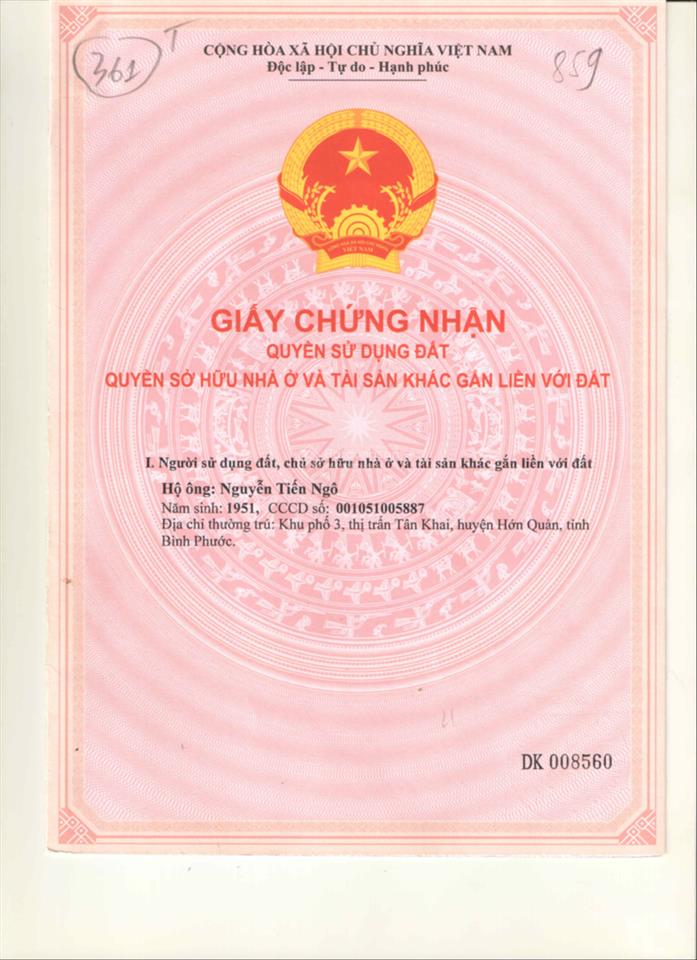 Chính chủ bán đất mt ql13, tt tân khai, hớn quản  5.679 m  phù hợp kinh doanh, kho xưởng