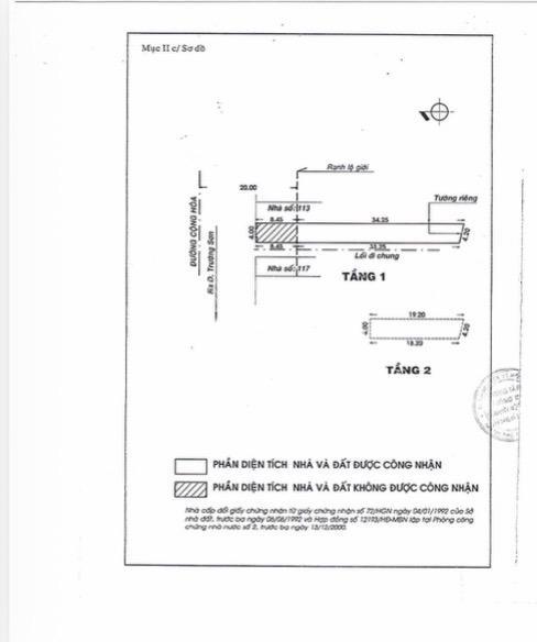 Bán nhà mặt tiên đường cộng hoà, 136,8m2 (4x34,2) khu vực sầm uất trung tâm.