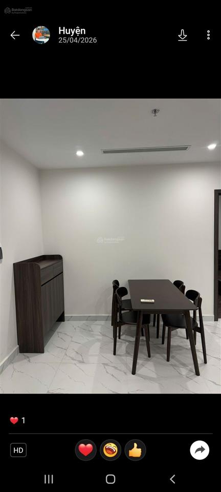Bán ch 2pn, 2wc, 72m2 tại os107.09, the opus one  vinhomes grand park, 7 tỷ vnd, view đẹp