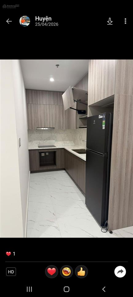 Bán ch 2pn, 2wc, 72m2 tại os107.09, the opus one  vinhomes grand park, 7 tỷ vnd, view đẹp