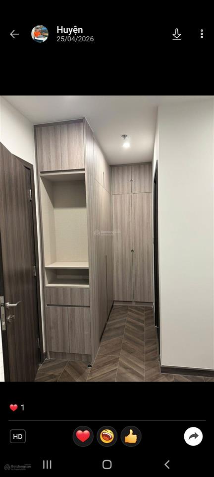 Bán ch 2pn, 2wc, 72m2 tại os107.09, the opus one  vinhomes grand park, 7 tỷ vnd, view đẹp