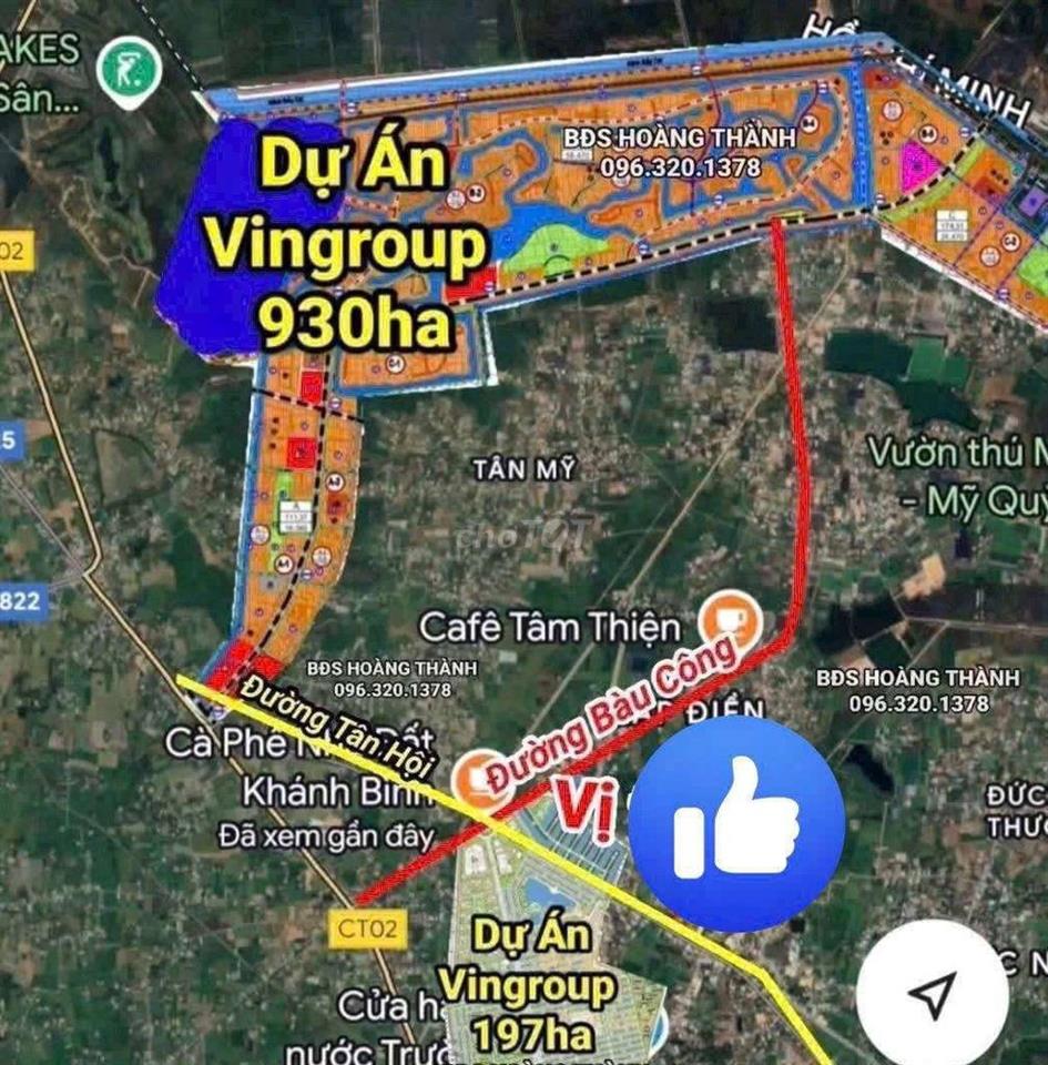 🔴BÁN CẶP 2 LÔ ĐẤT NGANG 9,3M MT TÂN HỘI CÁCH VINCOM GREEN CITY 250MÉT🔴