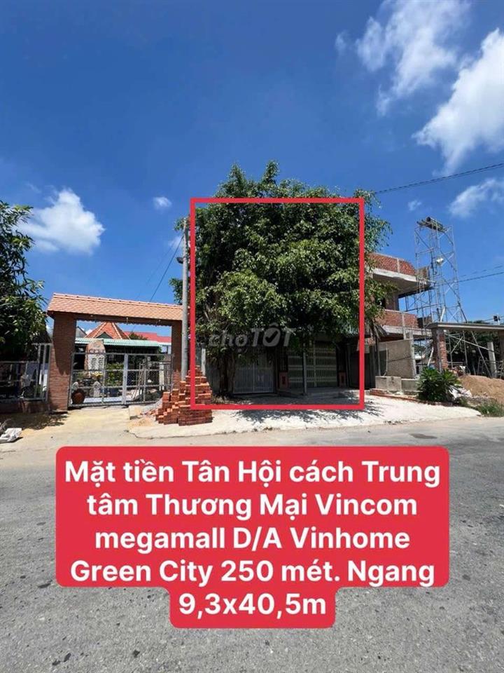 🔴BÁN CẶP 2 LÔ ĐẤT NGANG 9,3M MT TÂN HỘI CÁCH VINCOM GREEN CITY 250MÉT🔴