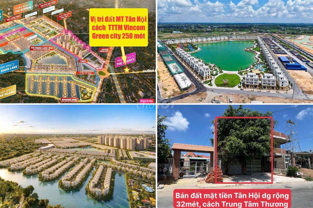 🔴BÁN CẶP 2 LÔ ĐẤT NGANG 9,3M MT TÂN HỘI CÁCH VINCOM GREEN CITY 250MÉT🔴