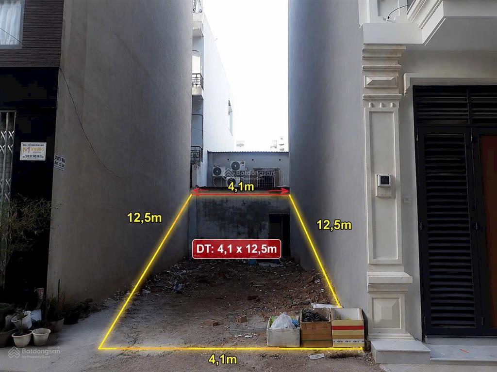 Bán đất hẻm xe hơi phạm đăng giảng  bình tân. dt 4,1 x 12,5m, giá 4tỷ4