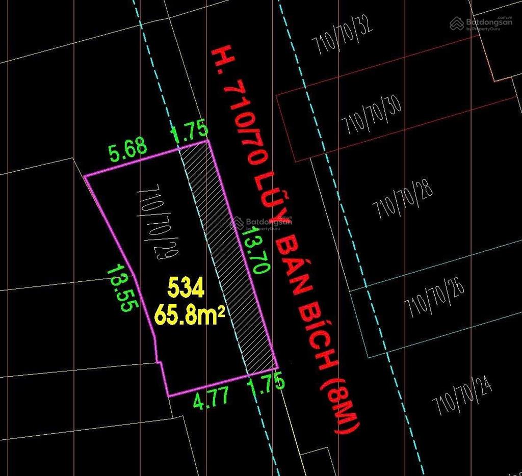 Bán nhà hẻm xe tải luỹ bán bích  14x7m  4 tầng 9.6 tỷ