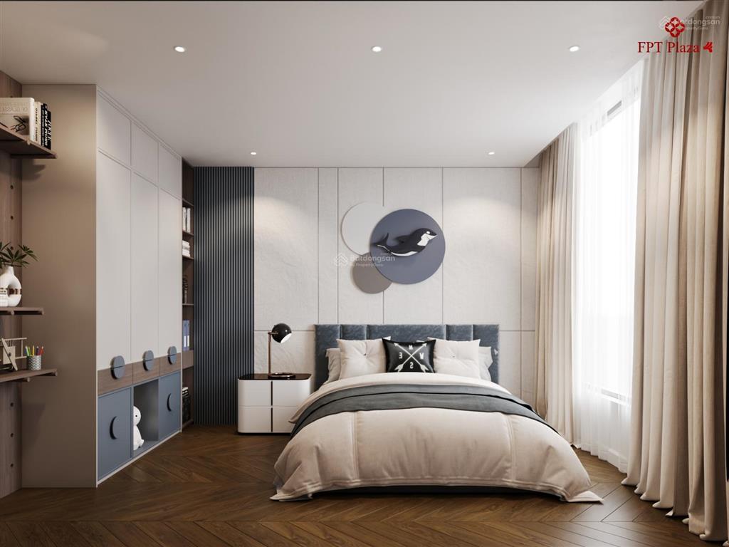 Cc cần bán căn 1pn+ căn hộ fpt plaza 4 cực hiếm, tầng cao, hướng đông, view biển