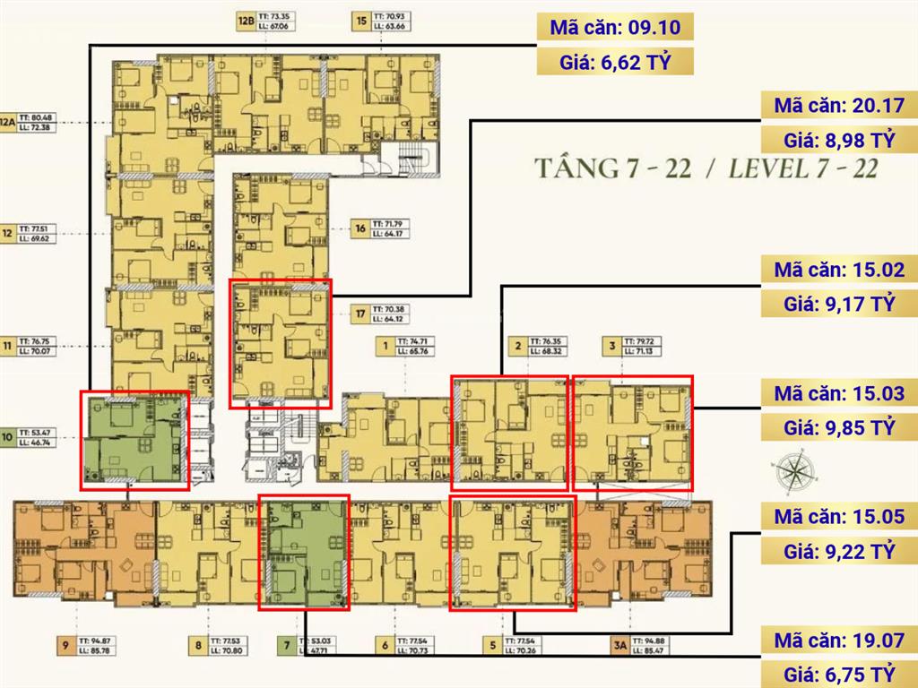 Nổi bật căn góc 1pn đẹp mặt bằng legacy 66 q5  combo ưu đãi 7%+tặng 150 triệu khóa căn