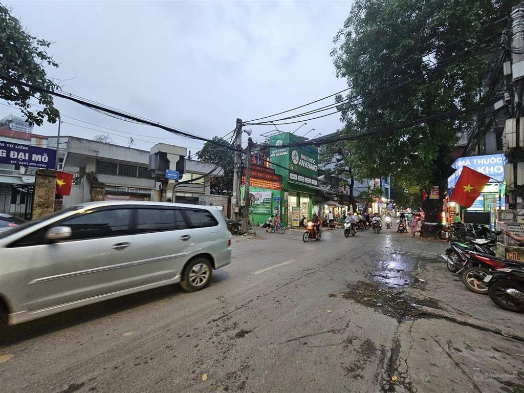 Bán đất mặt đường đại mỗ, nam từ liêm, 80m2, giá 16 tỷ, kinh doanh sầm uất ngày đêm