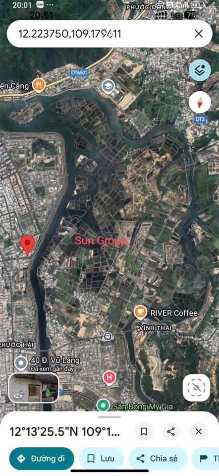 Bán lô hẻm ô tô đường số 22, phước hải cách đường chính 10 mét. cách sungroup 50 mét