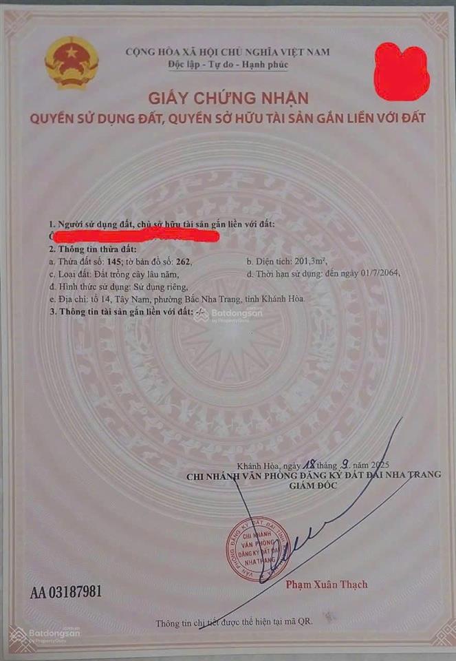 Bán lô đất 3 mặt tiền hẻm ô tô vĩnh hải gần bệnh viện, gần chợ vĩnh hải