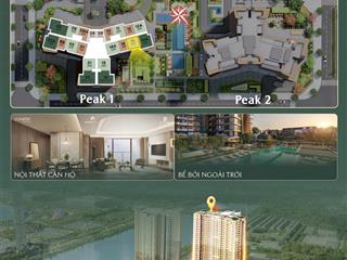 Bán căn 2pn view công viên hồ 32ha và view sông hồng, cầu tứ liên, dt 60,4m2, vốn tự có chỉ 2,3 tỷ