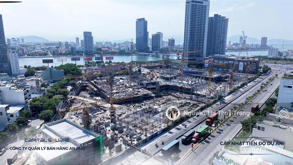 Căn 2pn capital square giá chỉ 5tỷ1 view sông hàn, sát bên cạnh vincom, chiết khấu lên đến 15%