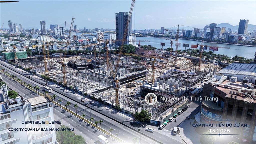 Căn 2pn capital square giá chỉ 5tỷ1 view sông hàn, sát bên cạnh vincom, chiết khấu lên đến 15%