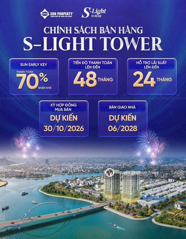 Căn 2pn dự án slight view sông hàn + pháo hoa diff giá giai đoạn 1 cực kỳ hấp dẫn