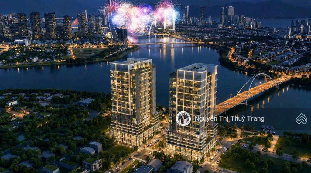 Slight tower  vị trí kết nối trung tâm, tầm view ôm trọn sông và pháo hoa diff  giá gđ 1 cực tốt