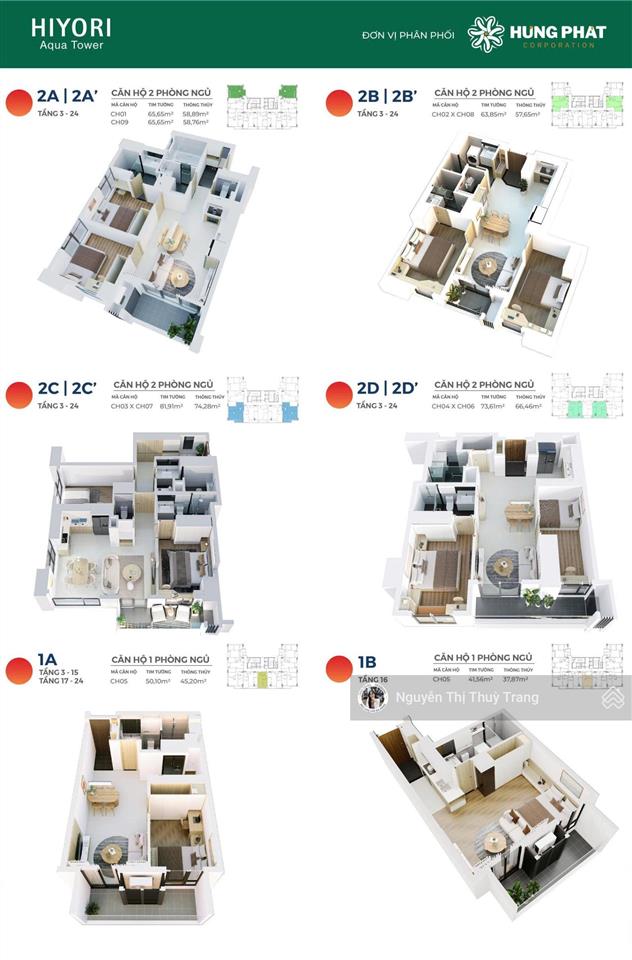 Dự án hiyori aqua tower cất nóc vào tháng 9/2026! quỹ căn cuối cùng giá tốt.  sđt/zalo trang