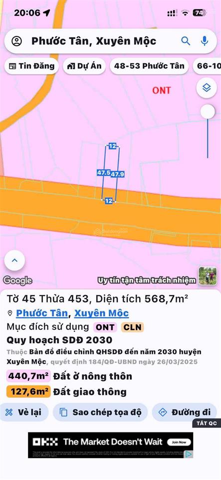 Đất đường chính  kết nối công nghiệp  giá tốt