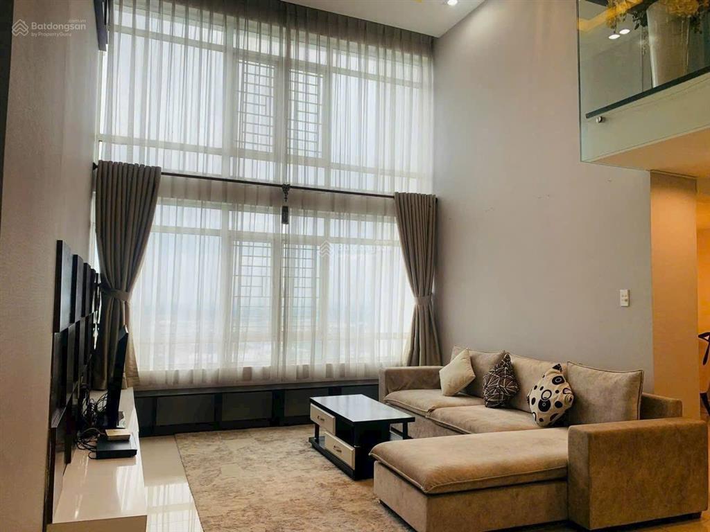 Cho thuê căn hộ duplex 230m25pn, rộng rãi trần cao thoáng mát, đầy đủ nội thất
