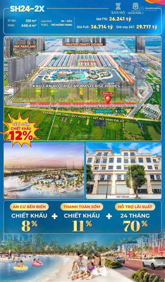 Cắt lỗ 3 tỷ so với 2022 siêu hot duy nhất căn shop lâu dài đối diện cụm cc mtr lumie ocp2