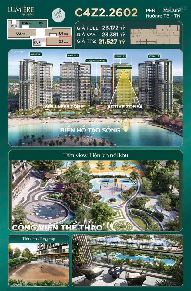 Hot căn hoa hậu penthouse của lsb view trực diện biển hồ tạo sóng tại vin 2