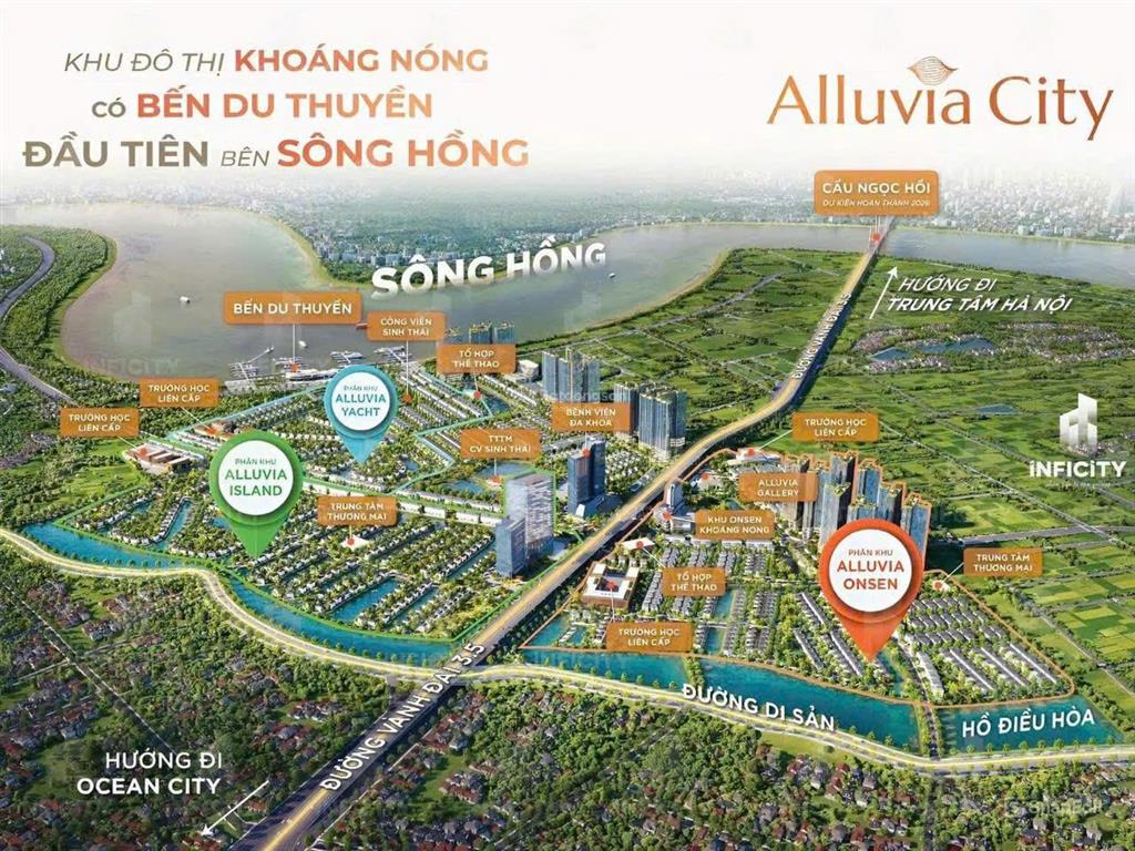 Hot biệt thự khoáng nóng onsen villas  view hồ hiếm có tại alluvia city