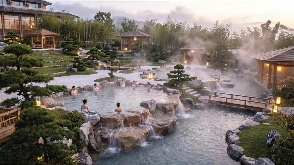 Hot biệt thự khoáng nóng onsen villas  view hồ hiếm có tại alluvia city