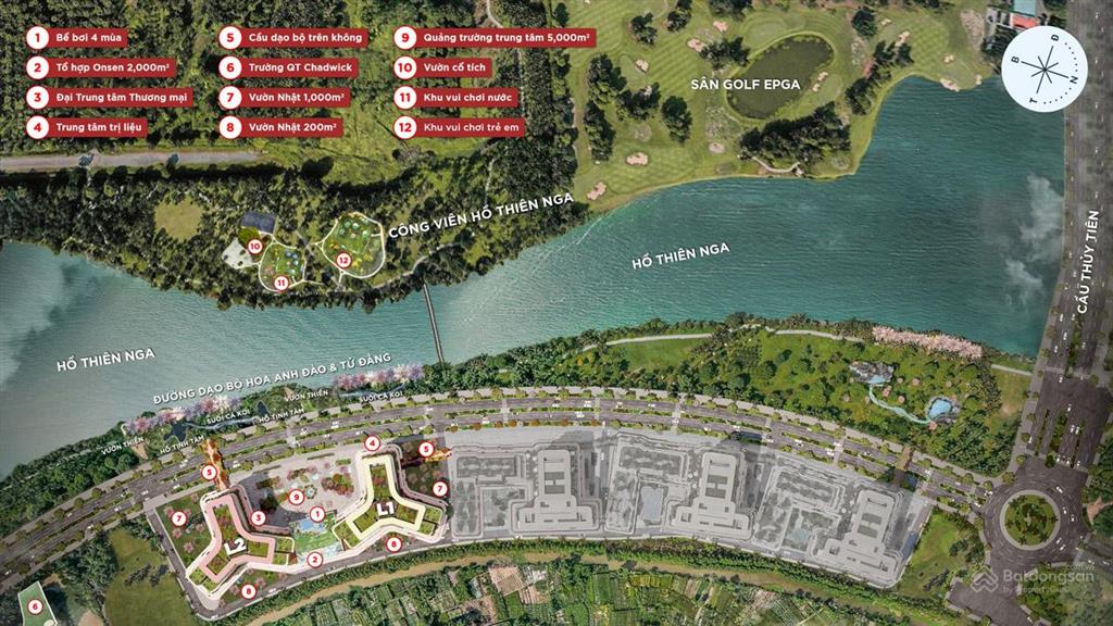 13,8 tỷ, 123m2 căn hộ đẹp, nhiều tiện ích tại the landmark ecopark,