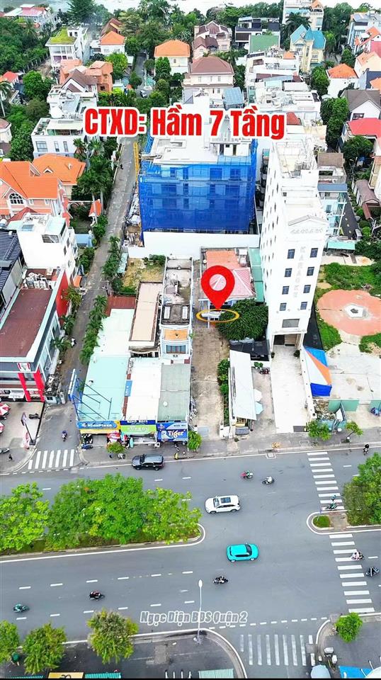 Bán nhà mặt tiền trần não, an khánh q2 dt 14,2 x 32 nở hậu 31 công nhận 976m2 ctxd hầm 7 tầng