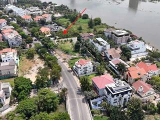 Bán đất ven sông nguyễn văn hưởng, thảo điền, quận 2 diện tích 17x40m, nở hậu 30m cn 923m2