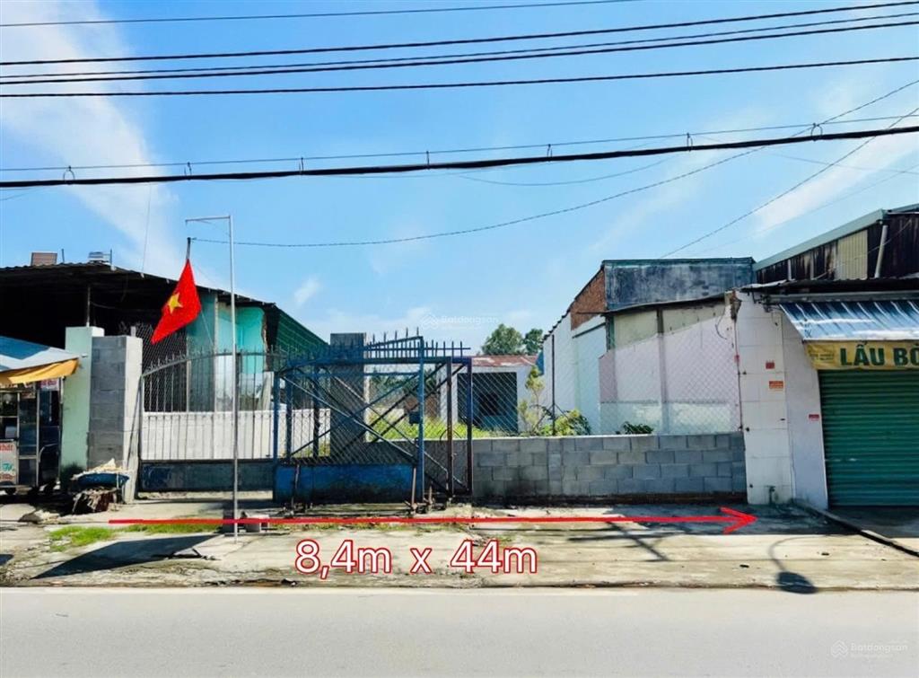 Đất mt tỉnh lộ 2 phước vĩnh an củ chi ngang 8,4x43m tc 120m² gần bò tơ vĩnh xuân cách 1km
