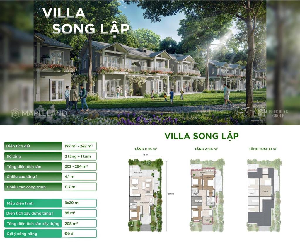 Biệt thự mùa thu ở eco retreat bán 10.4 tỷ