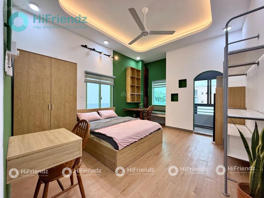 Cho thuê căn hộ studio tách bếp ngay cách mạng tháng 8 q10 gần toà nhà viettel, chợ hoà hưng