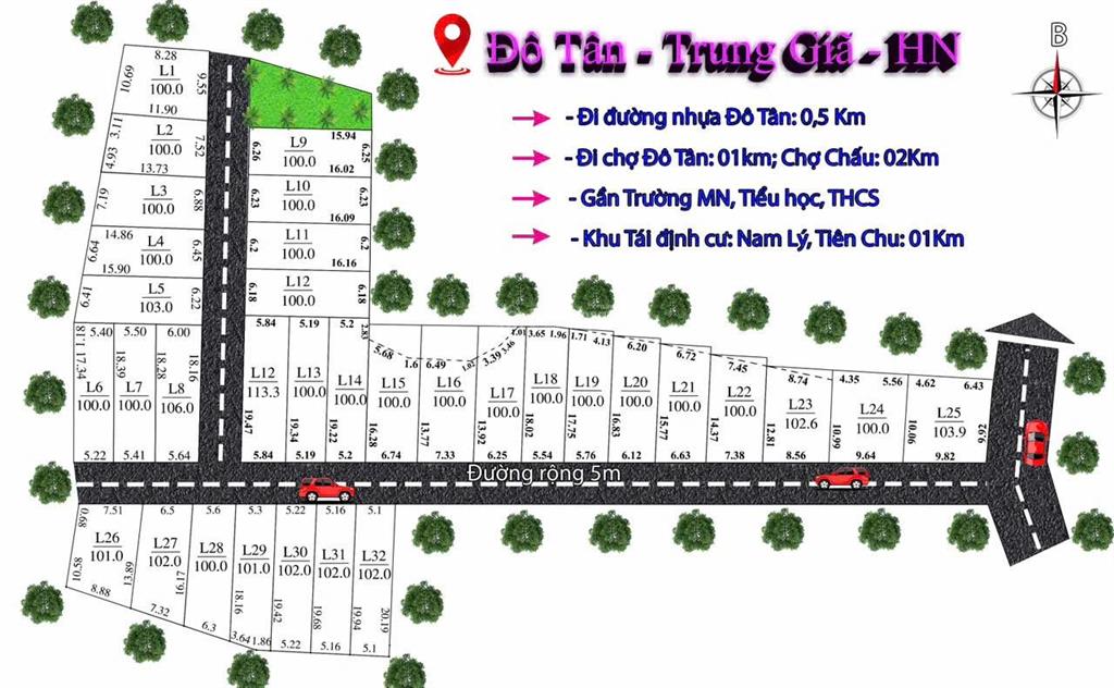 Siêu phẩm bds tại trung giã  tp  hà nội giá hiện tại chỉ từ hơn 700x ranh giới rõ ràng