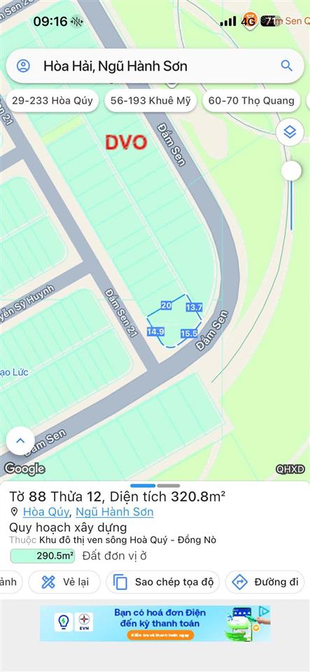 Bán đất siêu hot tại khu đô thị nam hòa xuân, 22 tỷ, 320m2