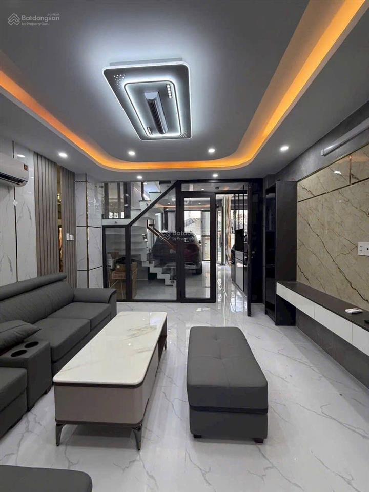 Bán nhà mới xây hẻm 5m đường thạch lam [4m x 14m] 4 tầng [4pn 4wc] full nội thất