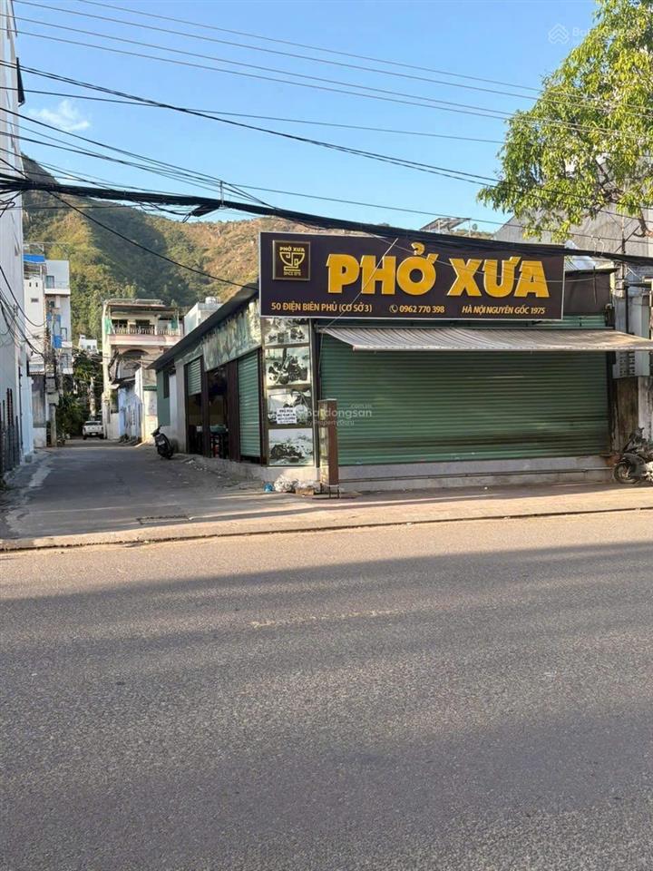 Bán lô đất 3 mặt tiền đường điện biên phủ vĩnh hoà diện tích 153,6m2 gần biển, chợ đang cho thuê
