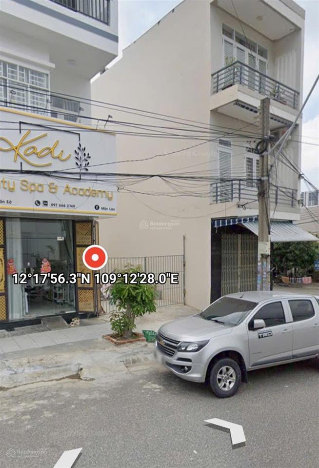 Bán lô đất mặt tiền ngô văn sở cạnh bến du thuyền nha trang 66,58 m ngang 4 m giá 70 tr / m2