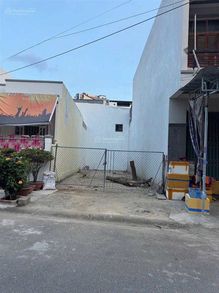 Bán nhanh lô đất mặt tiền bùi huy bích khu đông mương vĩnh hoà tặng bảng thiết kế 3 tầng 65,4 m