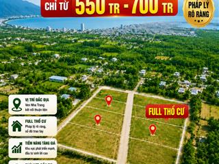550 triệu lô full thổ cư suối hiệp sổ hồng riêng khu dân cư hiện hữu, cách quốc lộ 27c 2,2 km