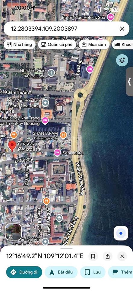 Lô đất mặt tiền nguyễn khánh toàn bắc nha trang 96,1 m ngang 5 m cách biển 200 m giá 10,5 tỷ